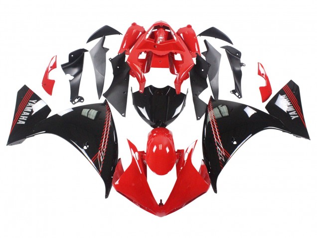 2009-2011 Yamaha YZF 1000 R1 Motorcycle Fairing - Red Black UK Manufacturers
