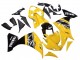 2009-2011 Yamaha YZF 1000 R1 Motorcycle Fairing Kits - Yellow White Black Stripe UK Manufacturers