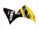 2009-2011 Yamaha YZF 1000 R1 Motorcycle Fairing Kits - Yellow White Black Stripe UK Manufacturers