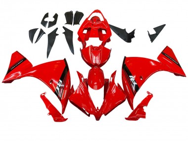2012-2014 Yamaha YZF 1000 R1 Motorcycle Fairing - Red Glossy Black UK Manufacturers
