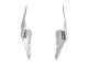 2015-2019 Yamaha YZF 1000 R1 Motorcycle Fairings - Silver Blue Glossy Black UK Manufacturers