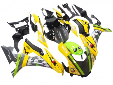 2015-2019 Yamaha YZF 1000 R1 Motorcycle Fairings - Yellow Green Shark UK Manufacturers