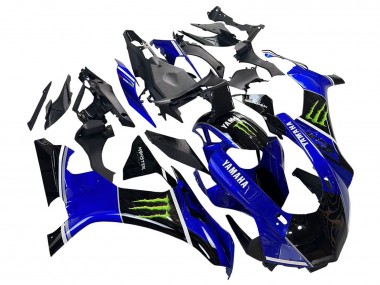 2015-2019 Yamaha YZF 1000 R1 Motorcycle Fairings - Blue Glossy Black Green Monster UK Manufacturers