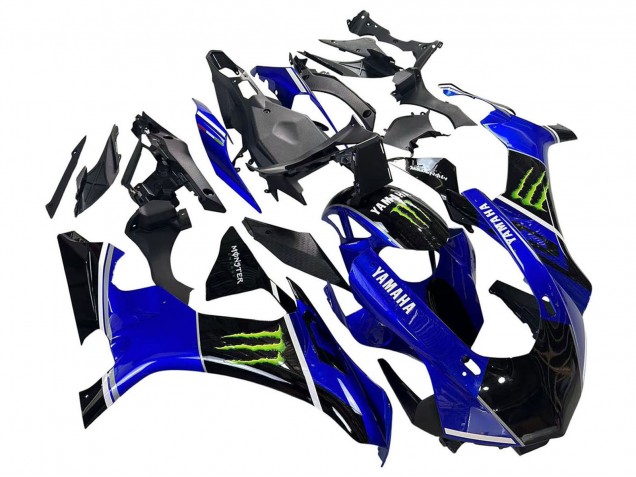 2015-2019 Yamaha YZF 1000 R1 Motorcycle Fairings - Blue Glossy Black Green Monster UK Manufacturers