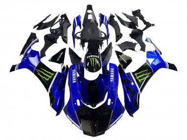 2015-2019 Yamaha YZF 1000 R1 Motorcycle Fairings - Blue Glossy Black Green Monster UK Manufacturers