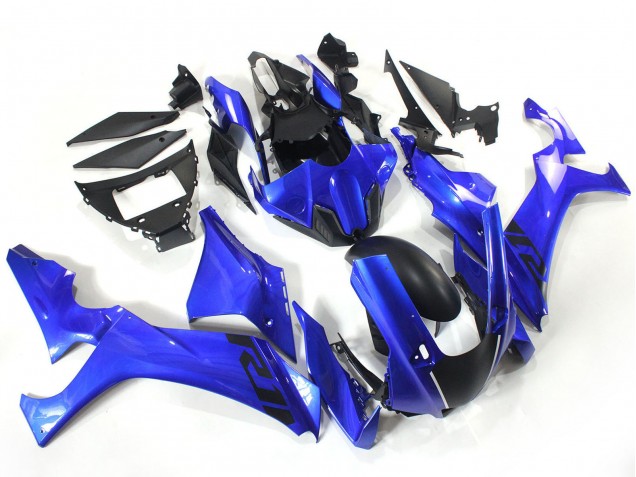 2020-2025 Yamaha YZF 1000 R1 Motorcycle Fairings - Blue Matte Black UK Manufacturers
