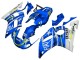 1998-2002 Yamaha YZF 600 R6 Motorcycle Fairings - White Blue Neon Yellow Fiat Motul Michelin UK Manufacturers