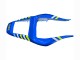 1998-2002 Yamaha YZF 600 R6 Motorcycle Fairings - White Blue Neon Yellow Fiat Motul Michelin UK Manufacturers