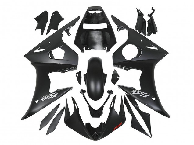 2003-2004 Yamaha YZF R6 Motorcycle Fairings - Matte Black UK Manufacturers