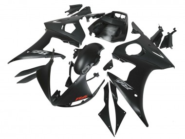 2006-2009 Yamaha YZF R6S Motorcycle Fairings - Matte Black UK Manufacturers