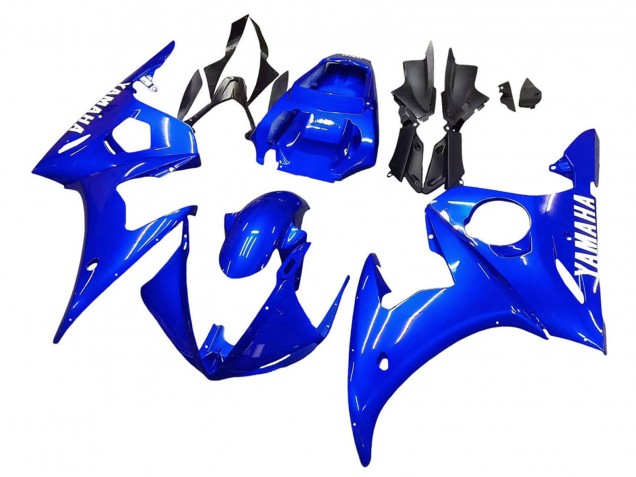 2006-2009 Yamaha YZF R6S Motorcycle Fairings - Blue UK Manufacturers