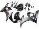 2006-2009 Yamaha YZF R6S Motorcycle Fairings - Glossy Black Matte Black White Decals UK Manufacturers