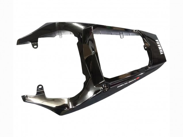 2006-2009 Yamaha YZF R6S Motorcycle Fairings - Glossy Black Matte Black White Decals UK Manufacturers