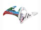 2006-2009 Yamaha YZF R6S Motorcycle Fairings - White Blue Green Red Kastinee Dunlop Motul UK Manufacturers