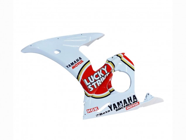2006-2009 Yamaha YZF R6S Motorcycle Fairings - White Red Lucky Strike Motul UK Manufacturers