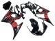 2006-2009 Yamaha YZF R6S Motorcycle Fairing - Glossy Black Red UK Manufacturers