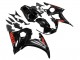 2006-2009 Yamaha YZF R6S Motorcycle Fairings - Glossy Black Red UK Manufacturers