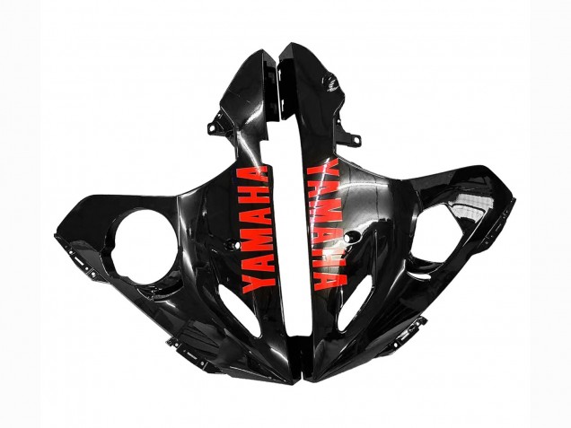 2006-2009 Yamaha YZF R6S Motorcycle Fairings - Glossy Black Red UK Manufacturers