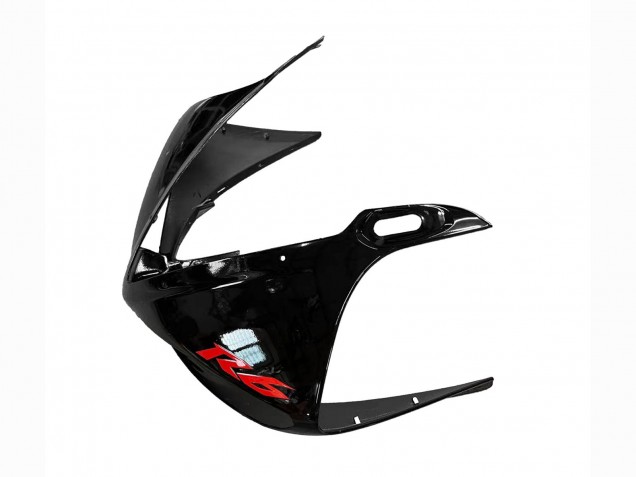 2006-2009 Yamaha YZF R6S Motorcycle Fairings - Glossy Black Red UK Manufacturers