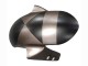 2006-2009 Yamaha YZF R6S Motorcycle Fairings - Grey Matte Black Geometric UK Manufacturers
