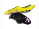 2006-2009 Yamaha YZF R6S Motorcycle Fairings - Yellow Pink Glossy Black Rossi Repsol 46 UK Manufacturers