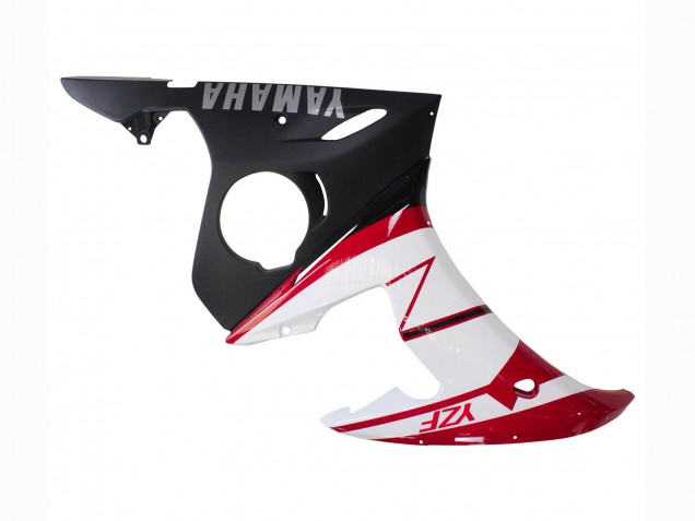 2006-2009 Yamaha YZF R6S Motorcycle Fairings - Red White Matte Black UK Manufacturers
