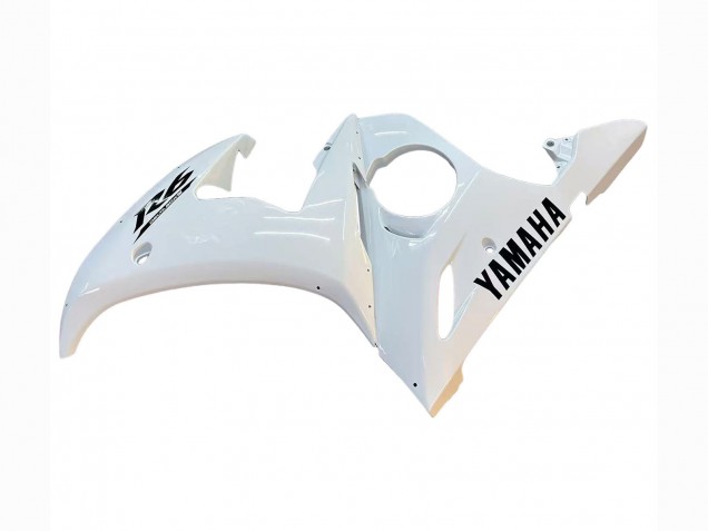 2006-2009 Yamaha YZF R6S Motorcycle Fairings - White Black Decals UK Manufacturers