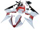 2006-2009 Yamaha YZF R6S Motorcycle Fairings - White Red Glossy Black UK Manufacturers