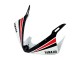 2006-2009 Yamaha YZF R6S Motorcycle Fairings - White Red Glossy Black Motul UK Manufacturers