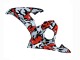 2006-2009 Yamaha YZF R6S Motorcycle Fairings - Black Red Grey Camouflage UK Manufacturers