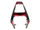 2005 Yamaha YZF 600 R6 Motorcycle Fairings - Matte Black Red Geometric UK Manufacturers
