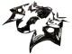 2005 Yamaha YZF 600 R6 Motorcycle Fairings - Glossy Black UK Manufacturers