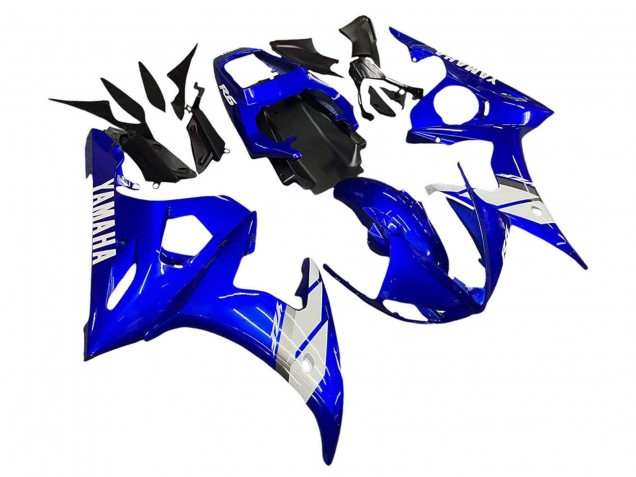 2005 Yamaha YZF 600 R6 Motorcycle Fairing - Blue White UK Manufacturers