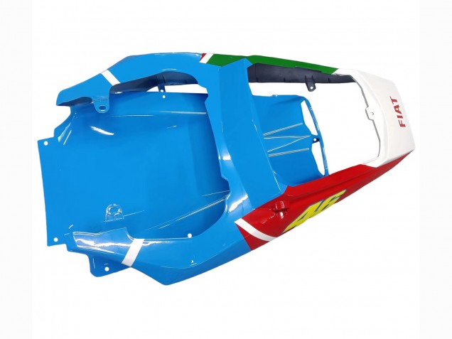 2005 Yamaha YZF 600 R6 Motorcycle Fairings - Light Blue White Green Red Kastinee Dunlop Motul UK Manufacturers