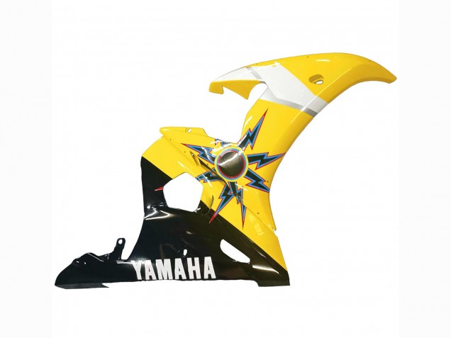 2005 Yamaha YZF 600 R6 Motorcycle Fairings - Black Yellow Red 46 UK Manufacturers