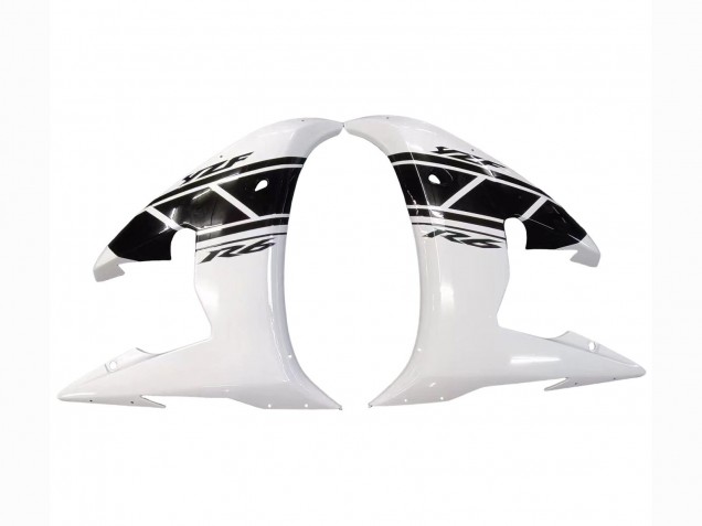 2005 Yamaha YZF 600 R6 Motorcycle Fairings - White Black UK Manufacturers
