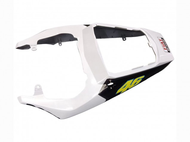 2005 Yamaha YZF 600 R6 Motorcycle Fairings - White Blue Dunlop Fiat Motul UK Manufacturers