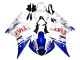 2005 Yamaha YZF 600 R6 Motorcycle Fairings - White Blue Dunlop Fiat Motul UK Manufacturers