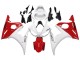 2005 Yamaha YZF 600 R6 Motorcycle Fairings - White Red UK Manufacturers