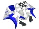 2005 Yamaha YZF 600 R6 Motorcycle Fairings - White Blue Yamalube UK Manufacturers