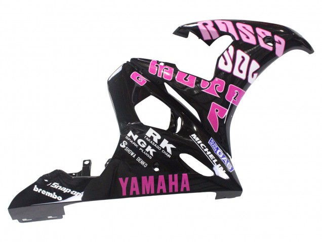 2005 Yamaha YZF 600 R6 Motorcycle Fairings - Black Pink Yellow Repsol 46 UK Manufacturers