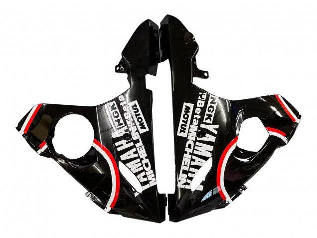 2005 Yamaha YZF 600 R6 Motorcycle Fairings - Glossy Black White Lucky Strike Motul UK Manufacturers