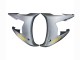 2005 Yamaha YZF 600 R6 Motorcycle Fairings - Grey Matte Black Gold UK Manufacturers