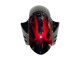 2005 Yamaha YZF 600 R6 Motorcycle Fairings - Black with Red Flame UK Manufacturers