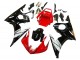 2005 Yamaha YZF 600 R6 Motorcycle Fairings - Red White Glossy Black UK Manufacturers
