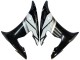 2005 Yamaha YZF 600 R6 Motorcycle Fairings - Red White Glossy Black UK Manufacturers