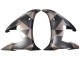 2005 Yamaha YZF 600 R6 Motorcycle Fairings - Matte Black Grey Geometric UK Manufacturers