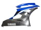 2006-2007 Yamaha YZF 600 R6 Motorcycle Fairings - Blue White Glossy Black UK Manufacturers