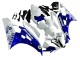 2006-2007 Yamaha YZF 600 R6 Motorcycle Fairings - White Blue Jordan UK Manufacturers