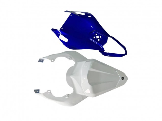2006-2007 Yamaha YZF 600 R6 Motorcycle Fairings - White Blue Jordan UK Manufacturers
